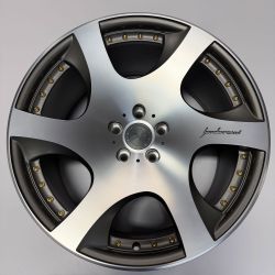 20" MRR VP3 20x10.5 5x120 +24 Gunmetal W/ Gold Rivets