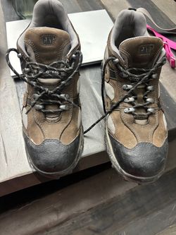 Size 13 Cat work boots steel toe