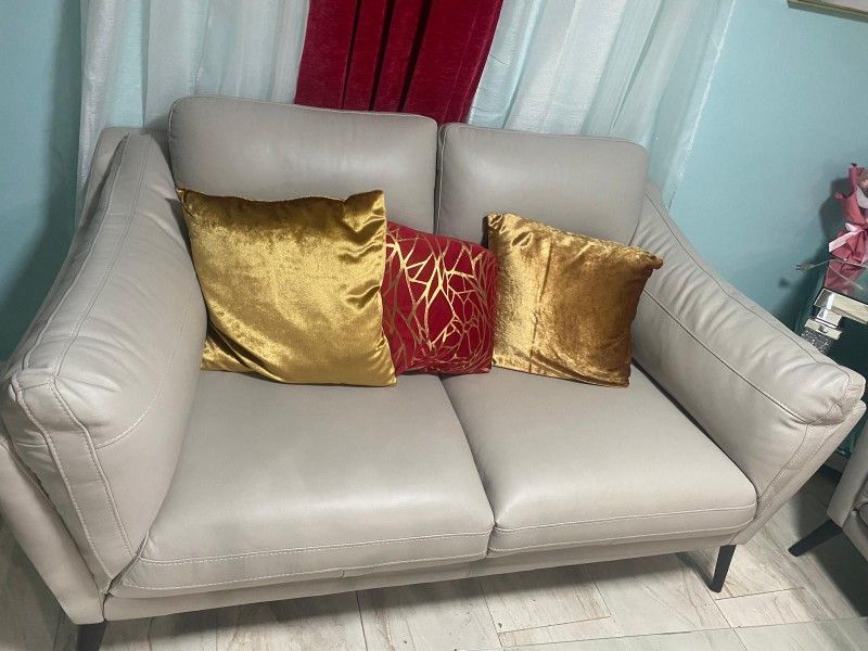 Leather Love Seat Couch