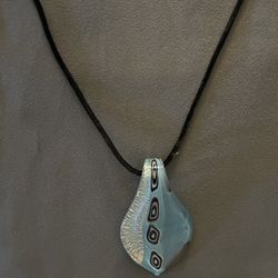 Glass Pendant Necklace 18”- 20”