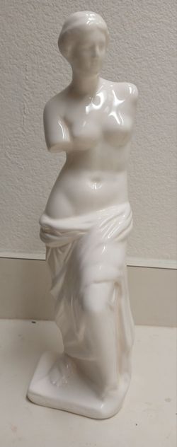 Venus de Milo Ceramic Statue *10.00 Firm* 11.25" Tall