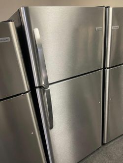 Frigidaire Top Freezer Refrigerator Stainless Steel