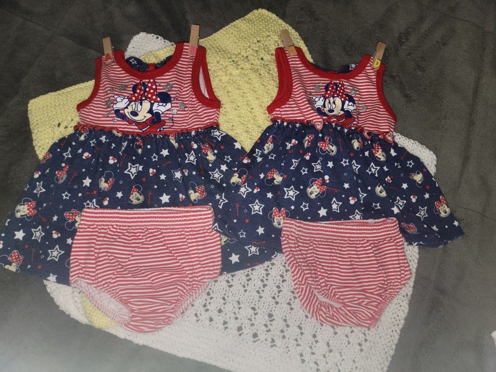 Two Dress Sets For Twins