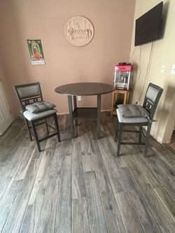 Small table with two chairs