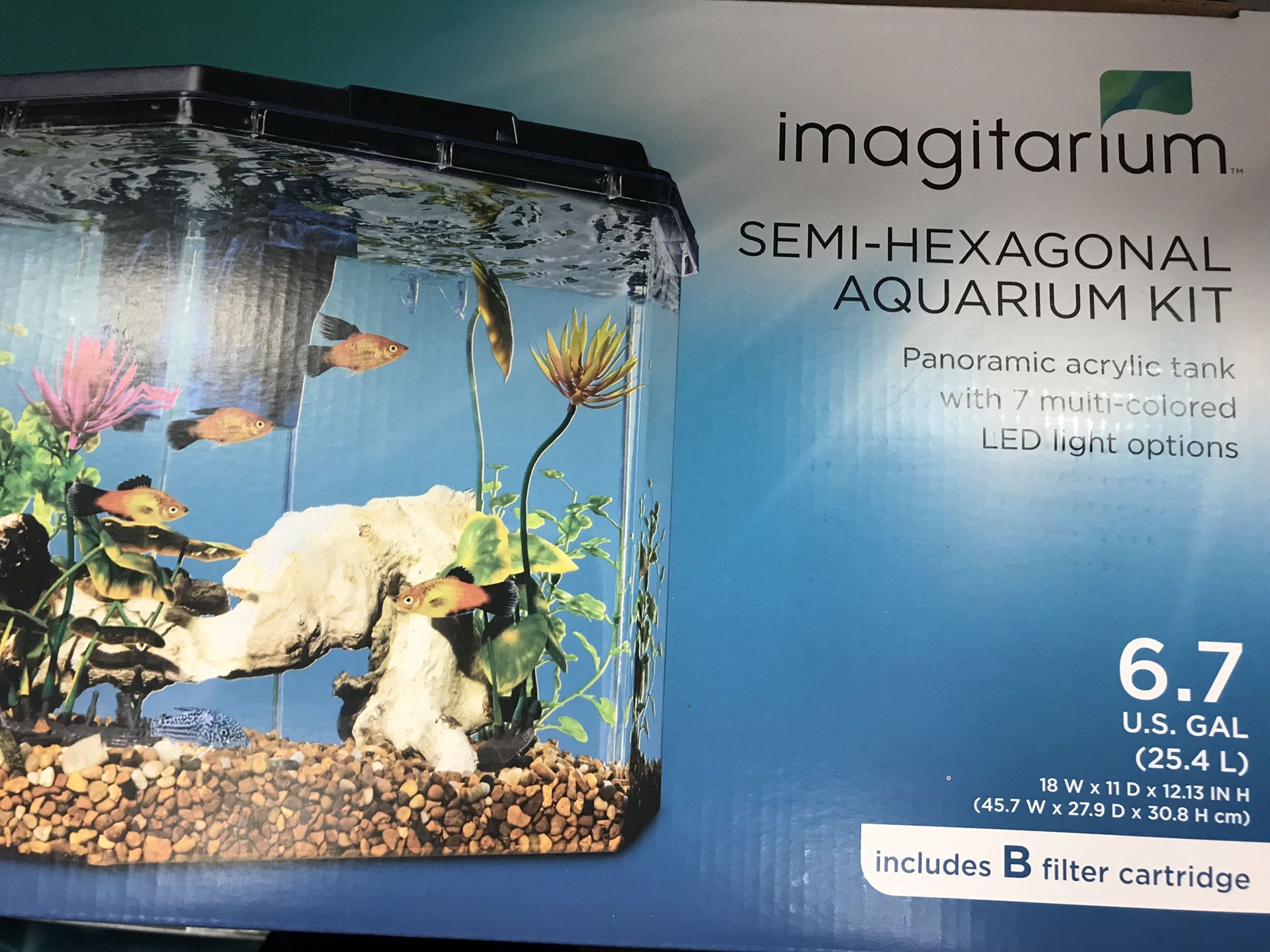 Acrylic hot sale aquarium kit