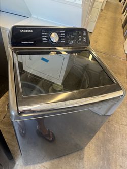 Used Black Samsung Washer Top Load