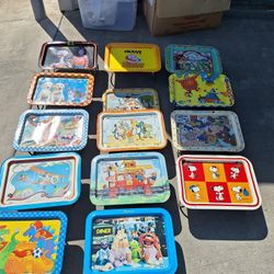 Vintage Dinner Trays