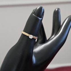 18k Real Saudi Gold Ring Size 7.5