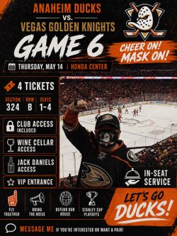 Anaheim Ducks Vs Las Vegas Golden Lnoghts