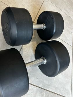 TKO 85lb Dumbbell pair  Tri grip
