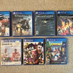 PS4 Games Various $10 - $20 See Price In Detail