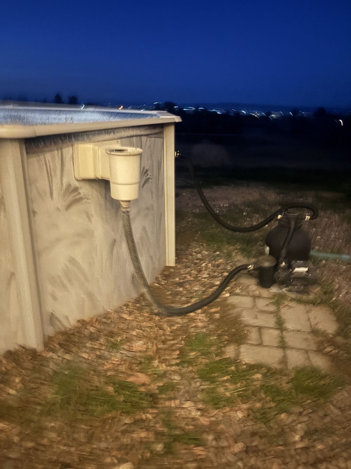 Above Ground pool 13’x30’ 54” Deep Galvanized Steel