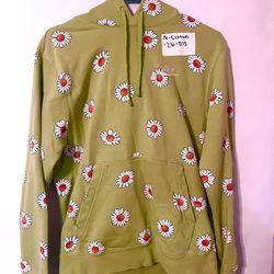 Nike Hoodie – Size Small – Green Floral (Used)