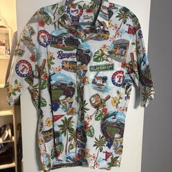 Texas Rangers Reyn Spooner XL Button Up Shirt