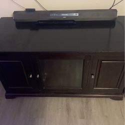 Cherry Brown Tv Stand 