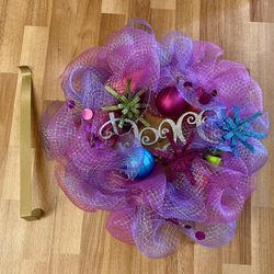 2 Holiday Wreaths With Hangers