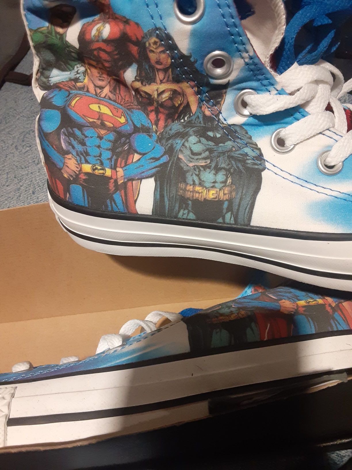 Converse high top: DC anniversary justice league