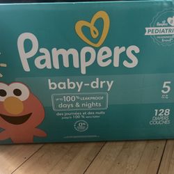 Pampers Diapers- Size 5 