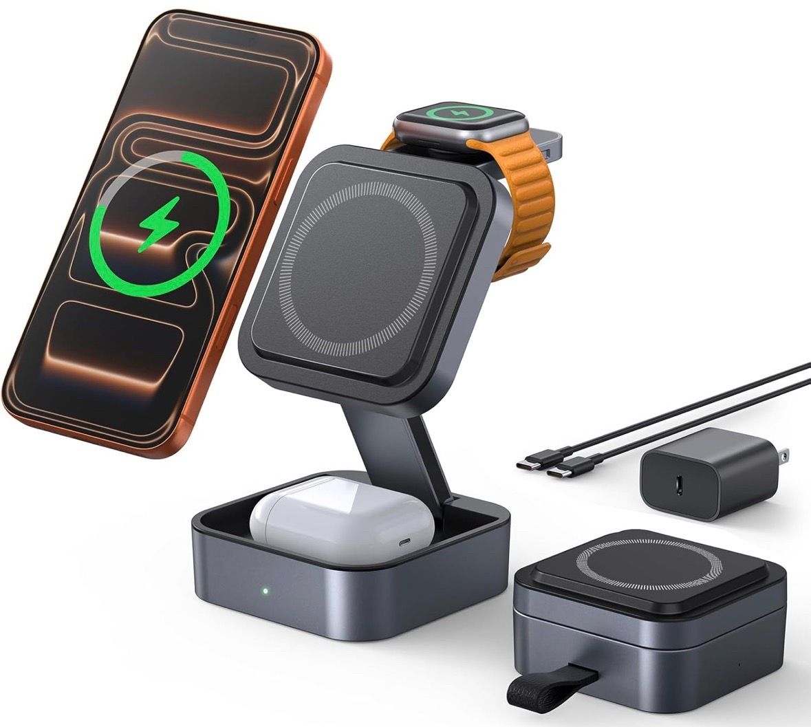 Brand New 3 in 1 Wireless Charging Station for Apple