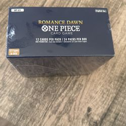 One Piece Romance Dawn Booster Box Wave #1 Pre-errata for Sale in Pasadena,  CA - OfferUp