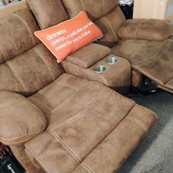 Double Recliner Couch, Sofa