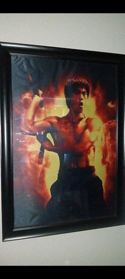 Bruce Lee Framed Poster