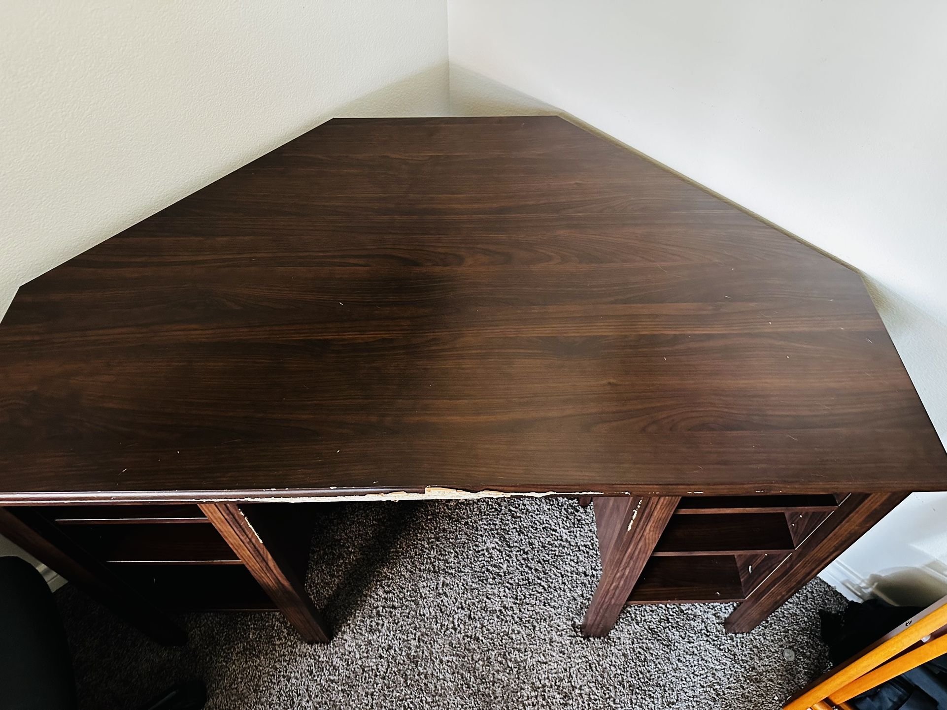 IKEA Brown Corner Desk 