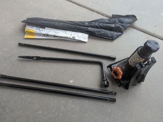 GMC truck jack and tool kit