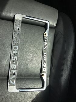 Mercedes-Benz plate holder