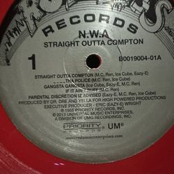 RUTHLESS RECORDs Straight Outta Compton Album 