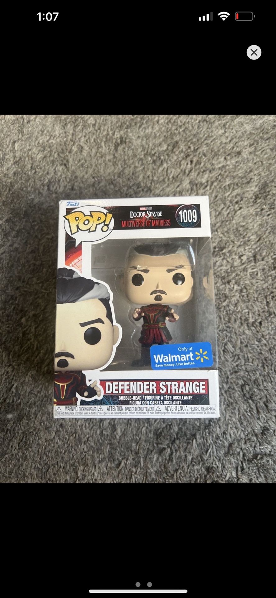 Funko Pop! Defender Strange Bobble-Head