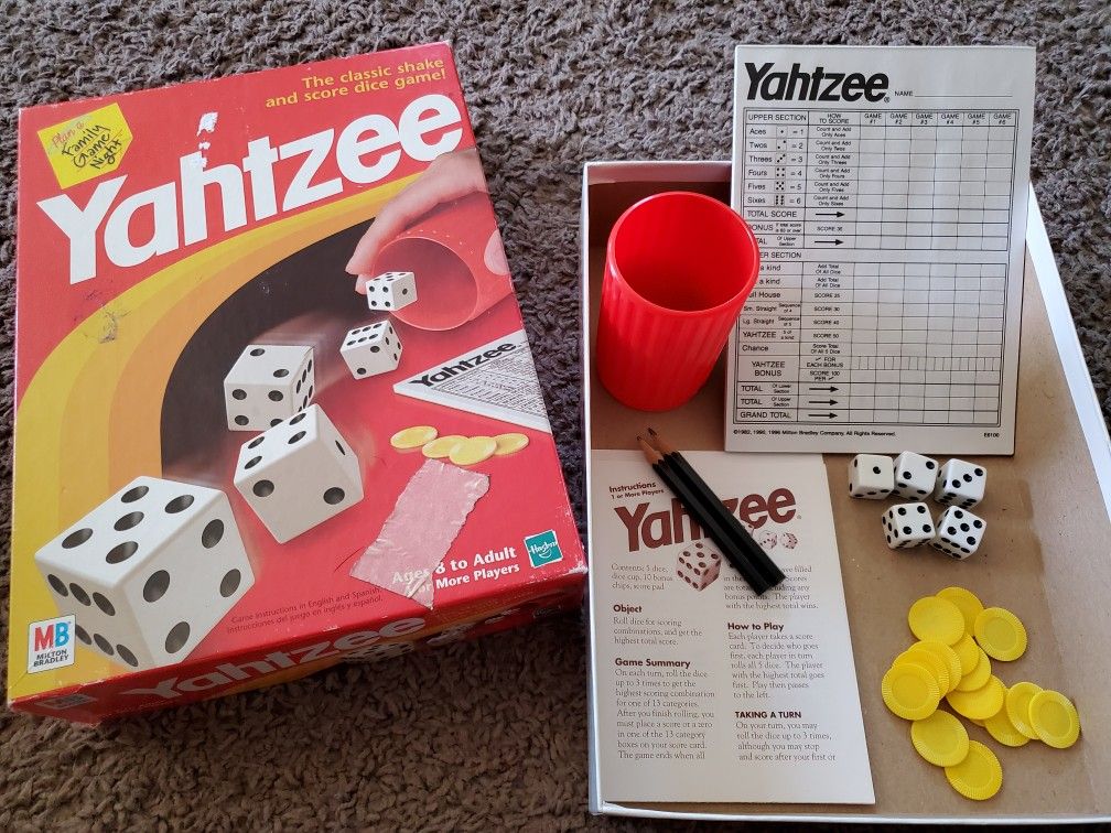 Board Game Yahtzee