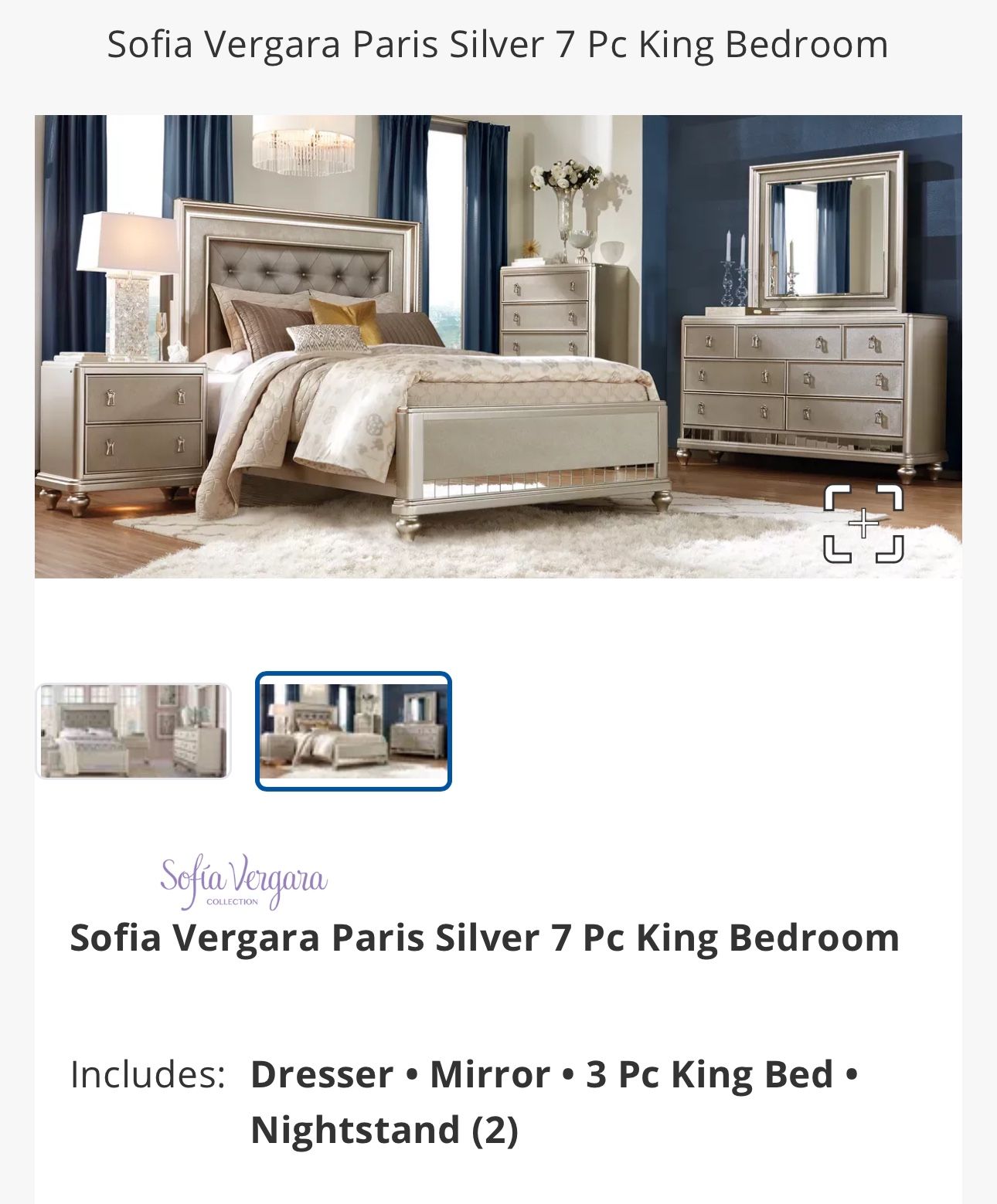 King size bedroom set