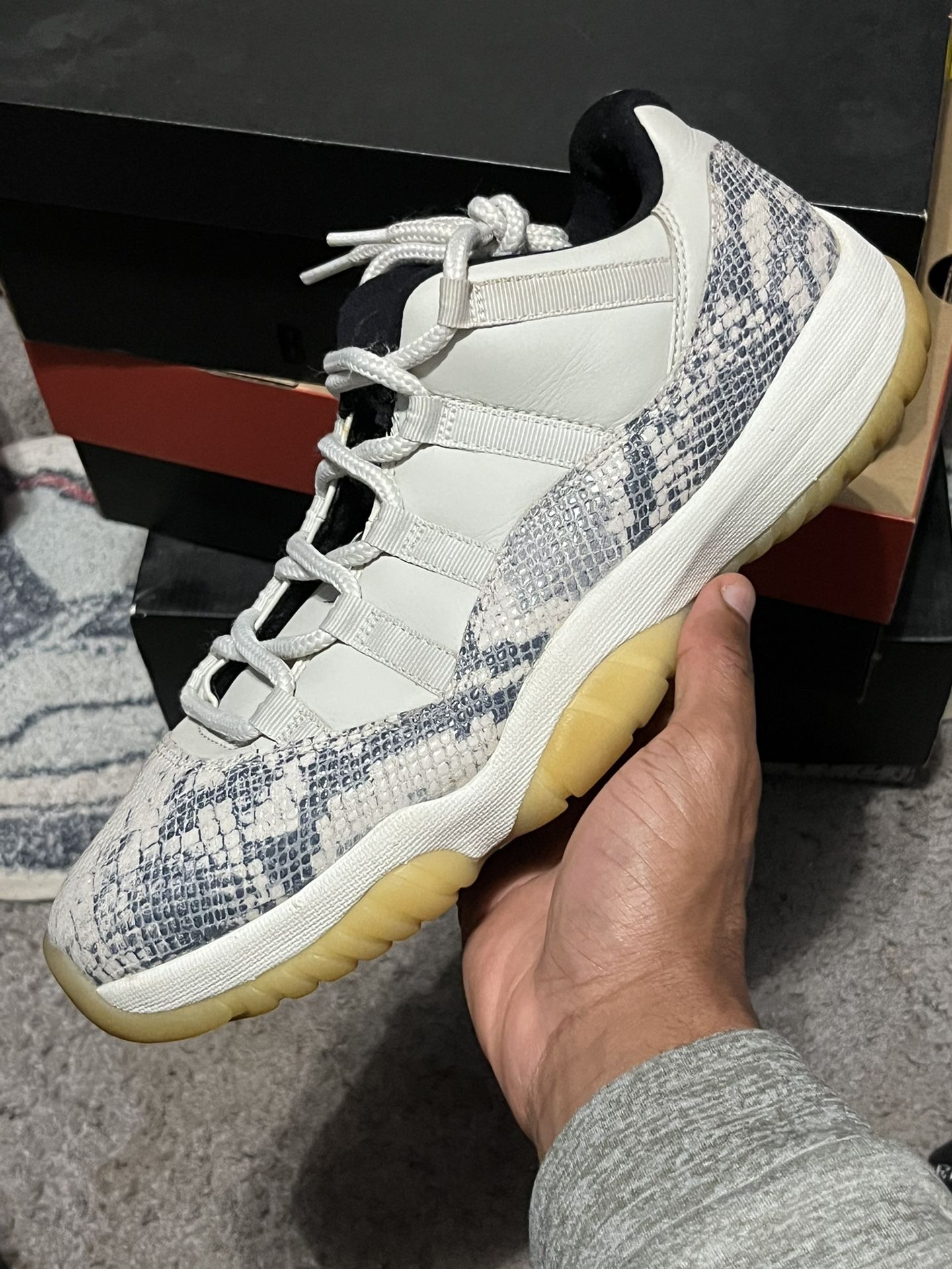 Snakeskin Jordan 11s