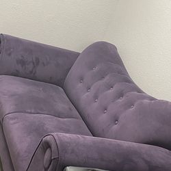 Purple 2-Seater Couch
