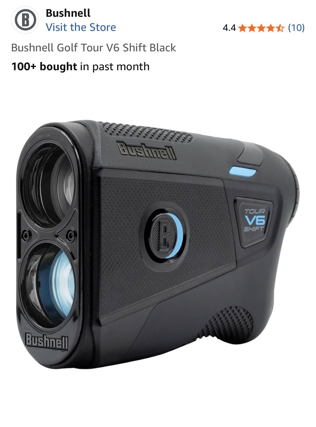 Bushnell Golf Tour V6 Shift Black