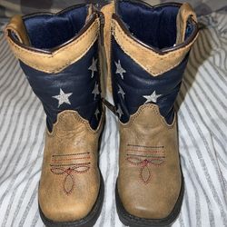 CODY JAMES TODDLER BOYS' USA FLAG WESTERN BOOTS