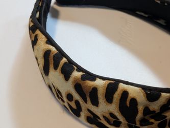 Leopard Print Knotted Bow Headband Wide Animal Print Women's Hair Accessory