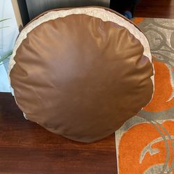 ❤️Seat  Cushion  For Any Room    Hand Made   Real Leather