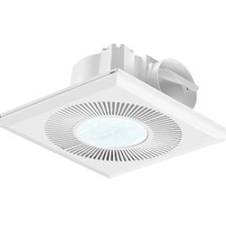 Bathroom 11.8IN Exhaust Fan with Light 165CFM 3CCT Shower Bathroom Vent Fan with 1400lm Led Light Combo Quiet 1.2 Sones Bath Ceiling vent with Adjusta