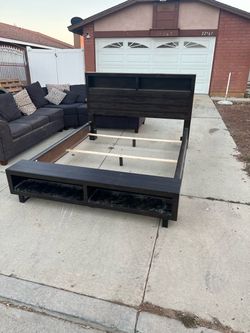 Section and cal king bed
