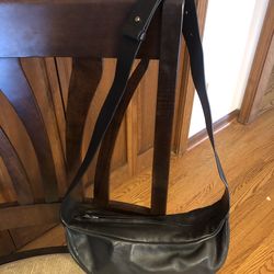 Leather designer crossbody by COS