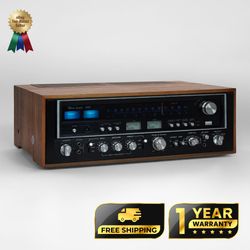 Sansui 9090 Vintage Stereo Receiver 110W/ch - Professionally Restored, 1-Year Warranty + Free Wood Case