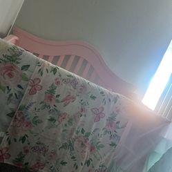 Pink Baby Girl Crib 