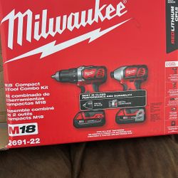 Milwaukee Impact Drill Combo