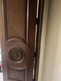 Highend 8 ft wood interior doors 15 available $500 each no door frames