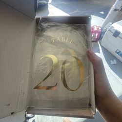 Table Numbers