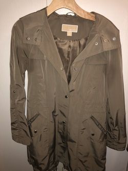 Michael Kors Olive Rain Jacket