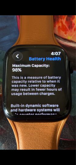 Apple Watch Series 7 45mm GPS  98% Battery Health + 4 Bands + Black Designer Watch Bundle