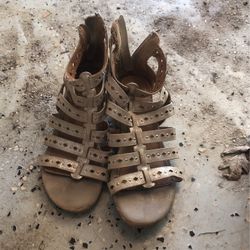 Girls Heel Sandals Size 13